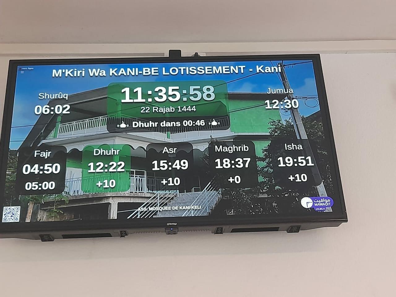 MOSQUEE LOTISSEMENT DE KANI-BE (MAKKAH)