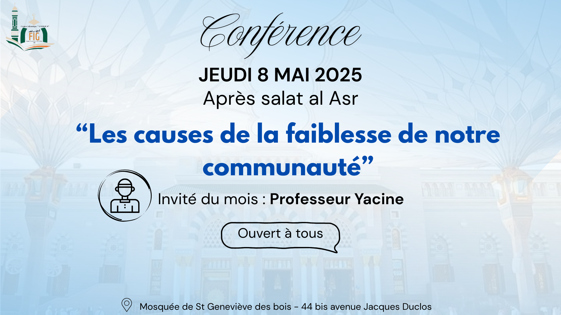 Conférence Professeur Yacine