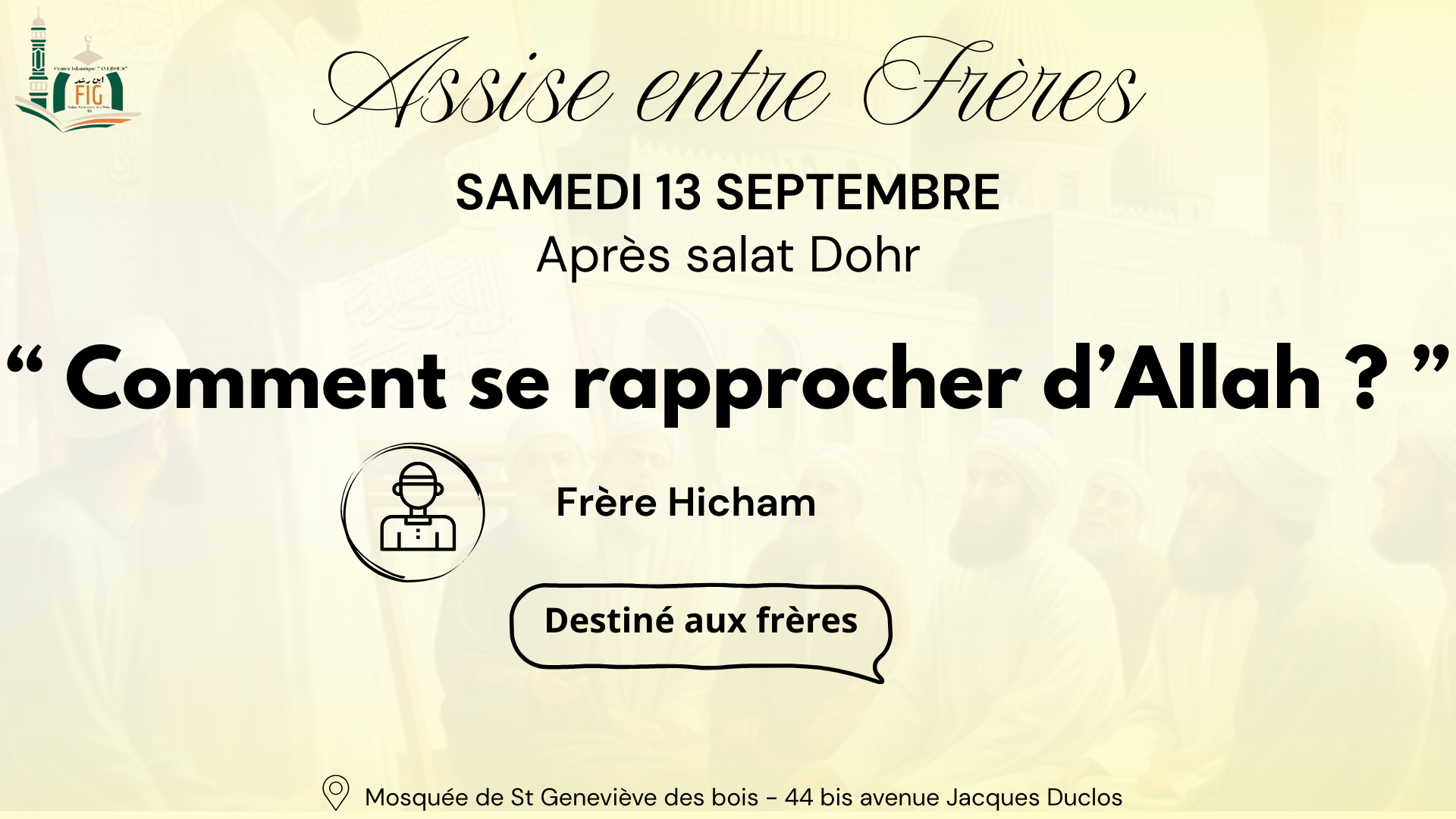 Assise entre frères