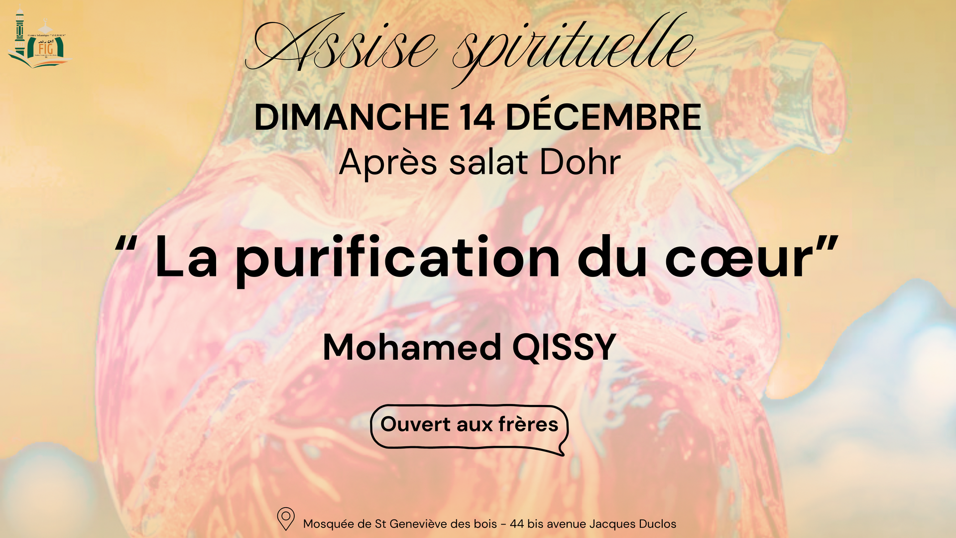 Assise sporituelle entre frères