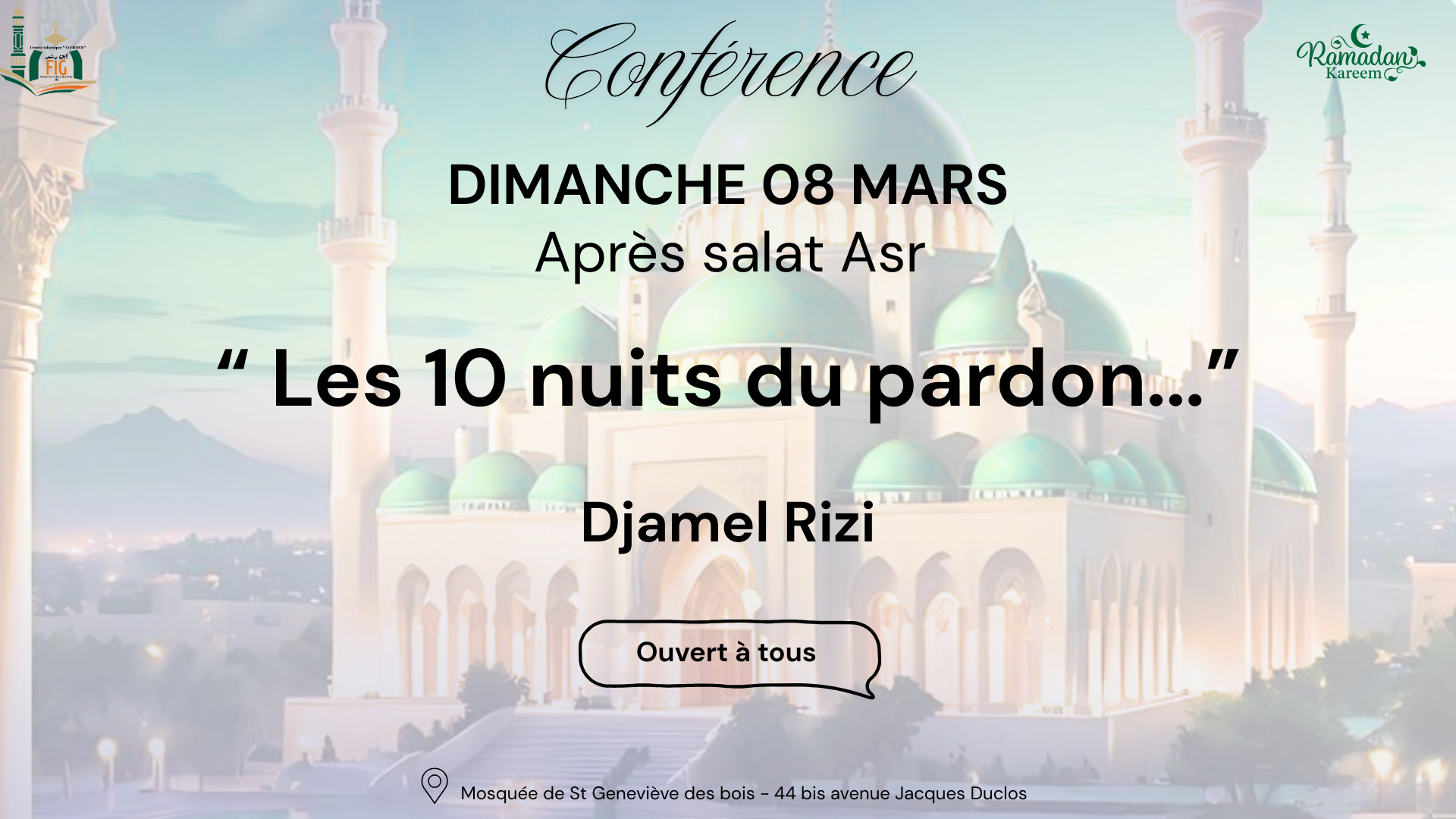 Les 10 nuits du pardons...