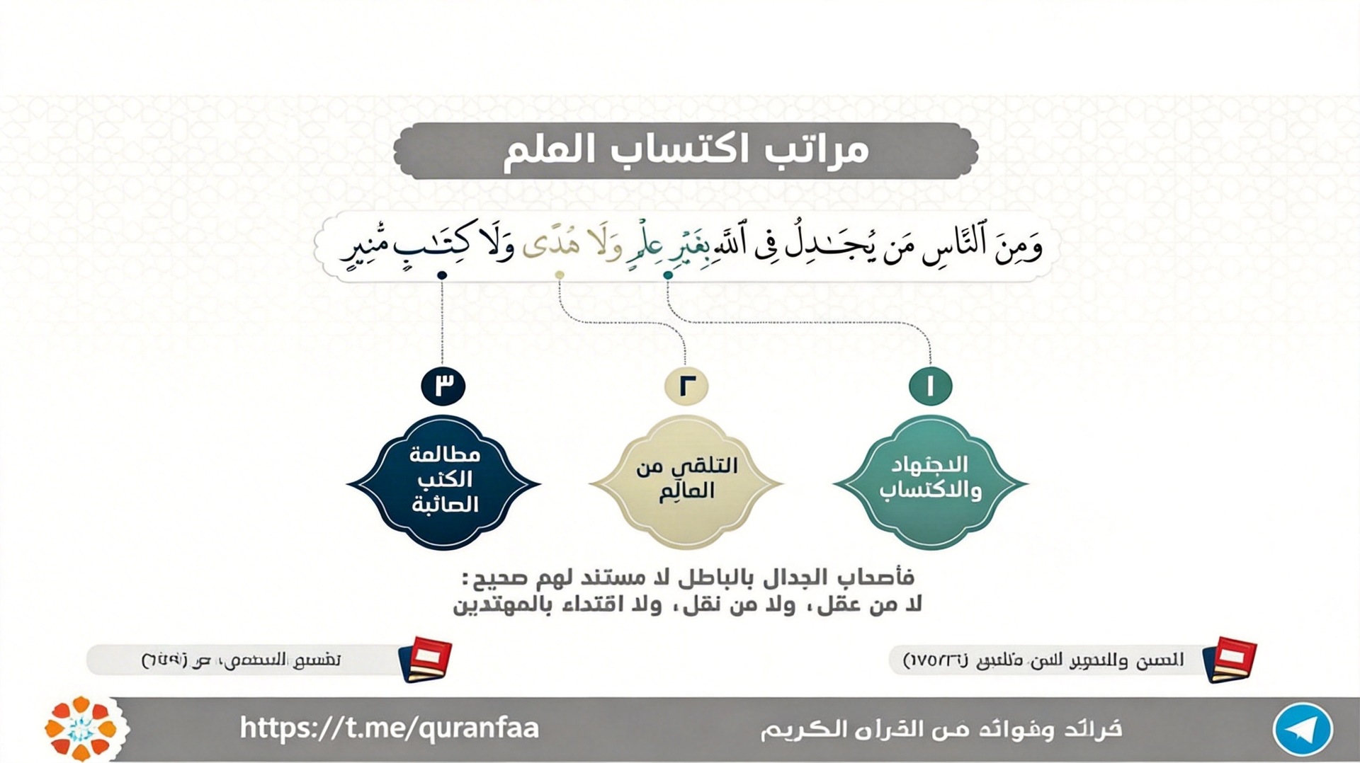 فرائد وفوائد من القران الكريم