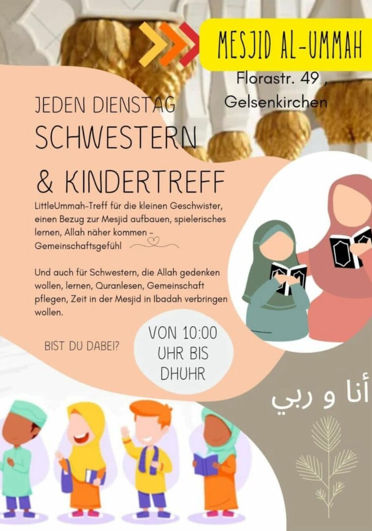 Little Ummah Treff. Schwestern & Kinder