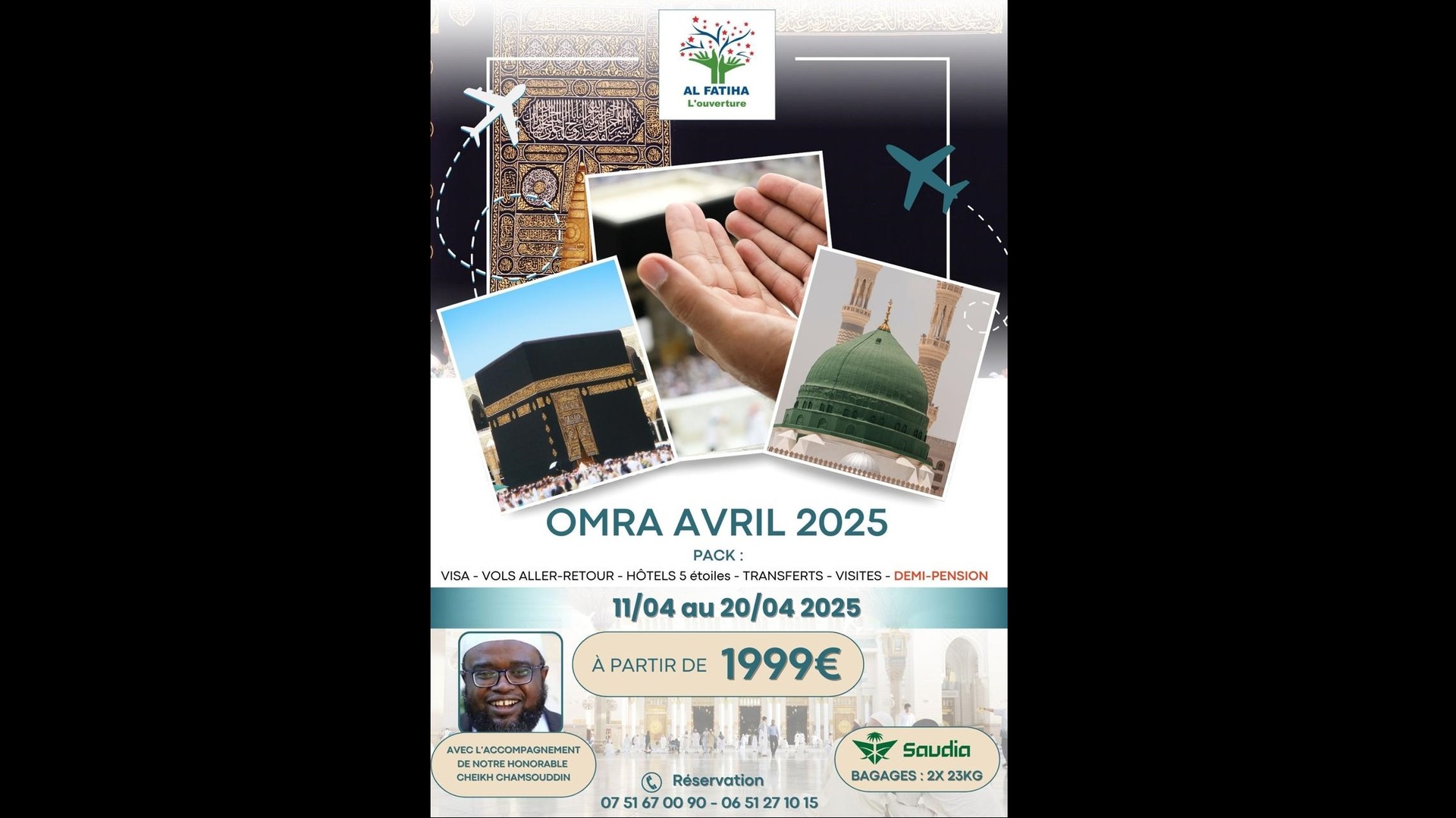 Ma Omra du11 au 20 Avril 2025 inchaAllah