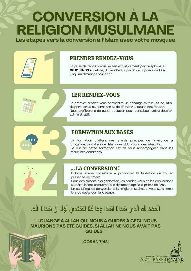 Accompagnement Conversion à l'Islam