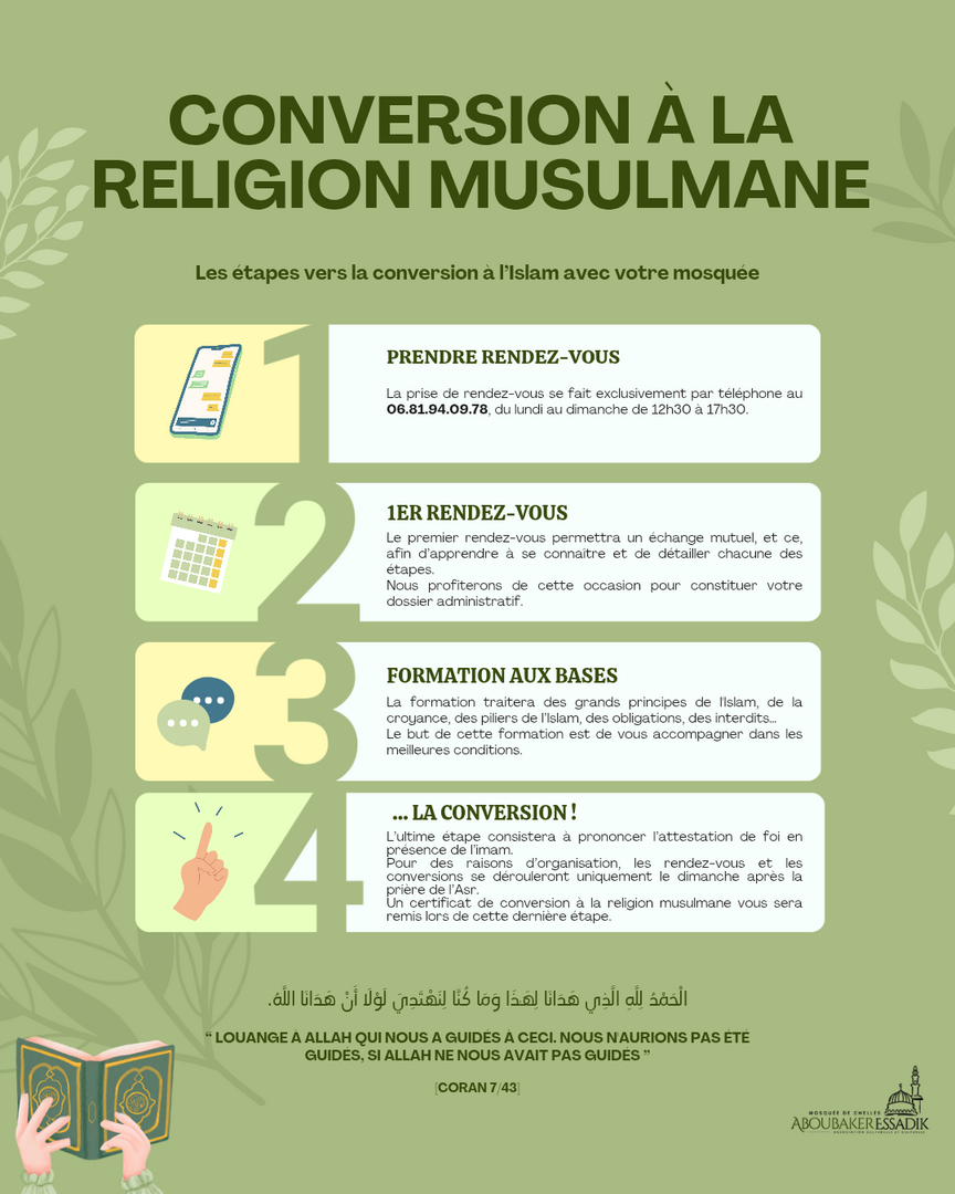 Accompagnement Conversion à l'Islam