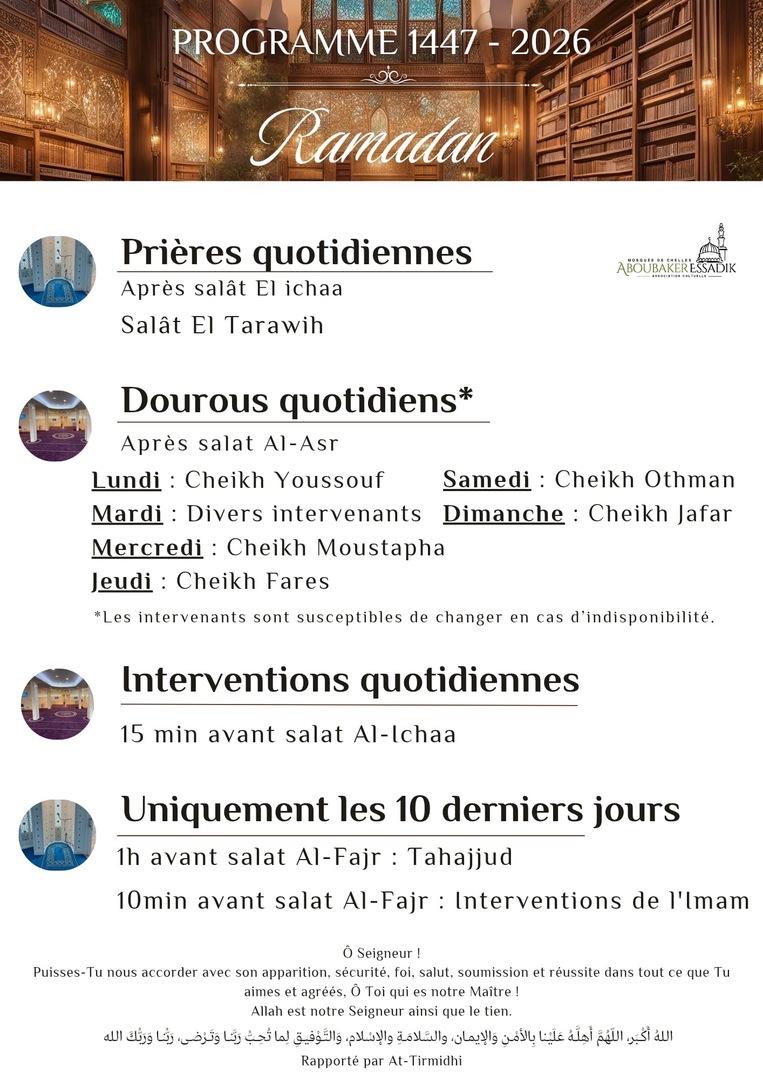 Programme Ramadan