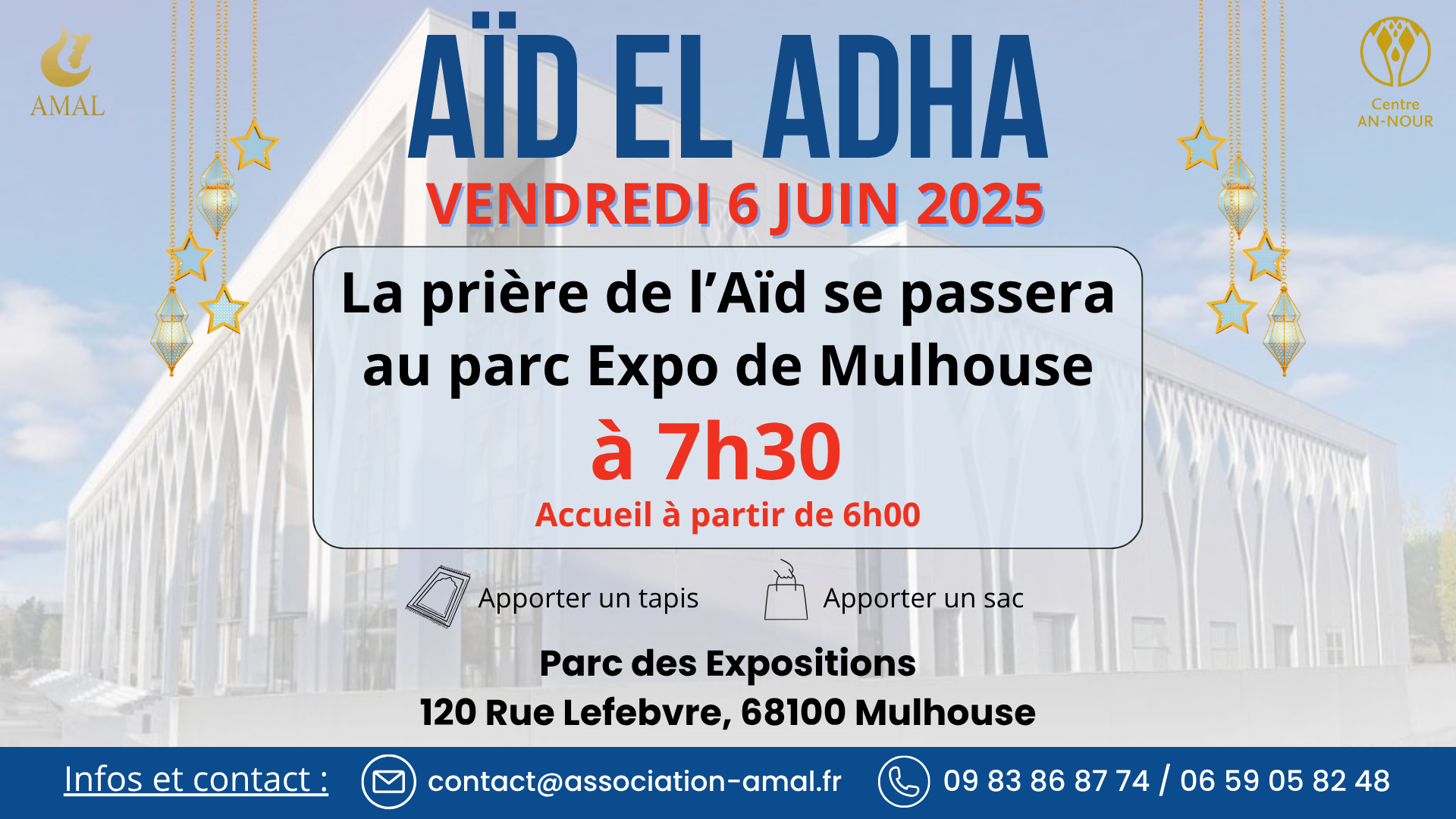 Info Aïd El Adha - 6 juin 2025