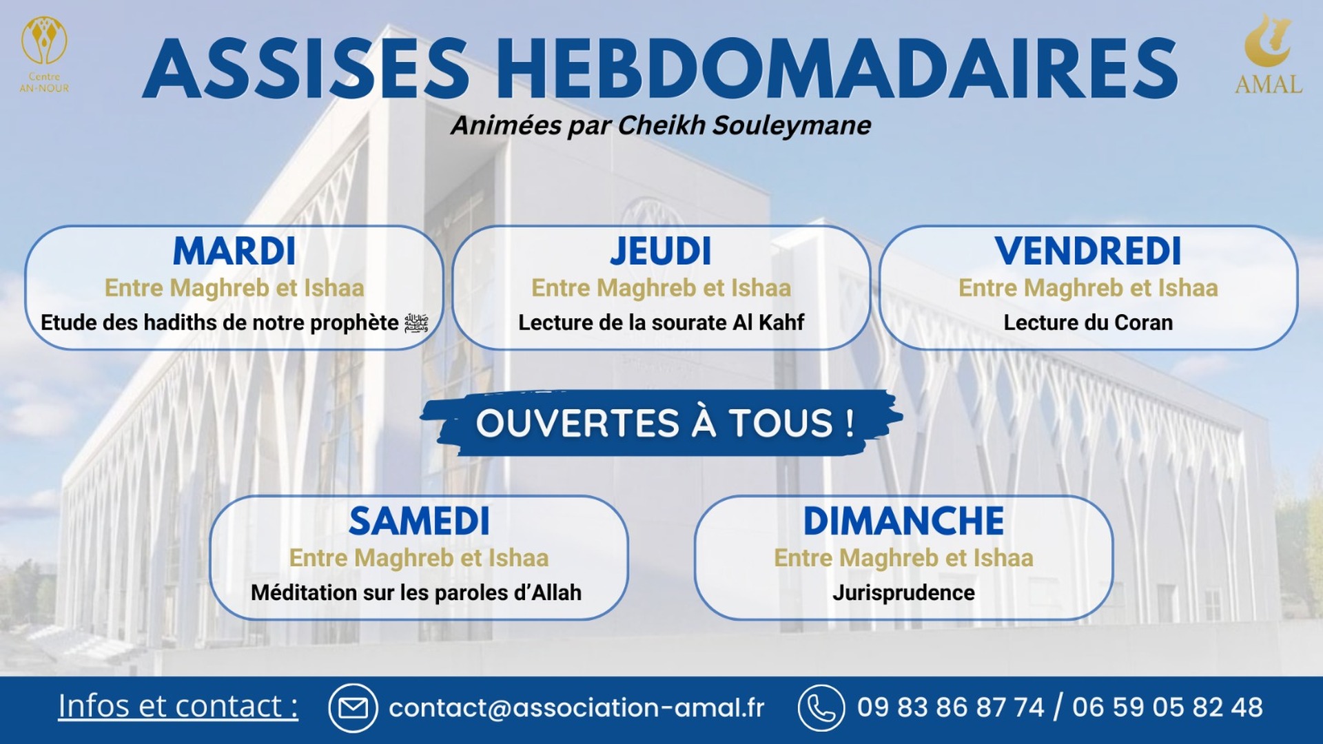 Assises hebdomadaires