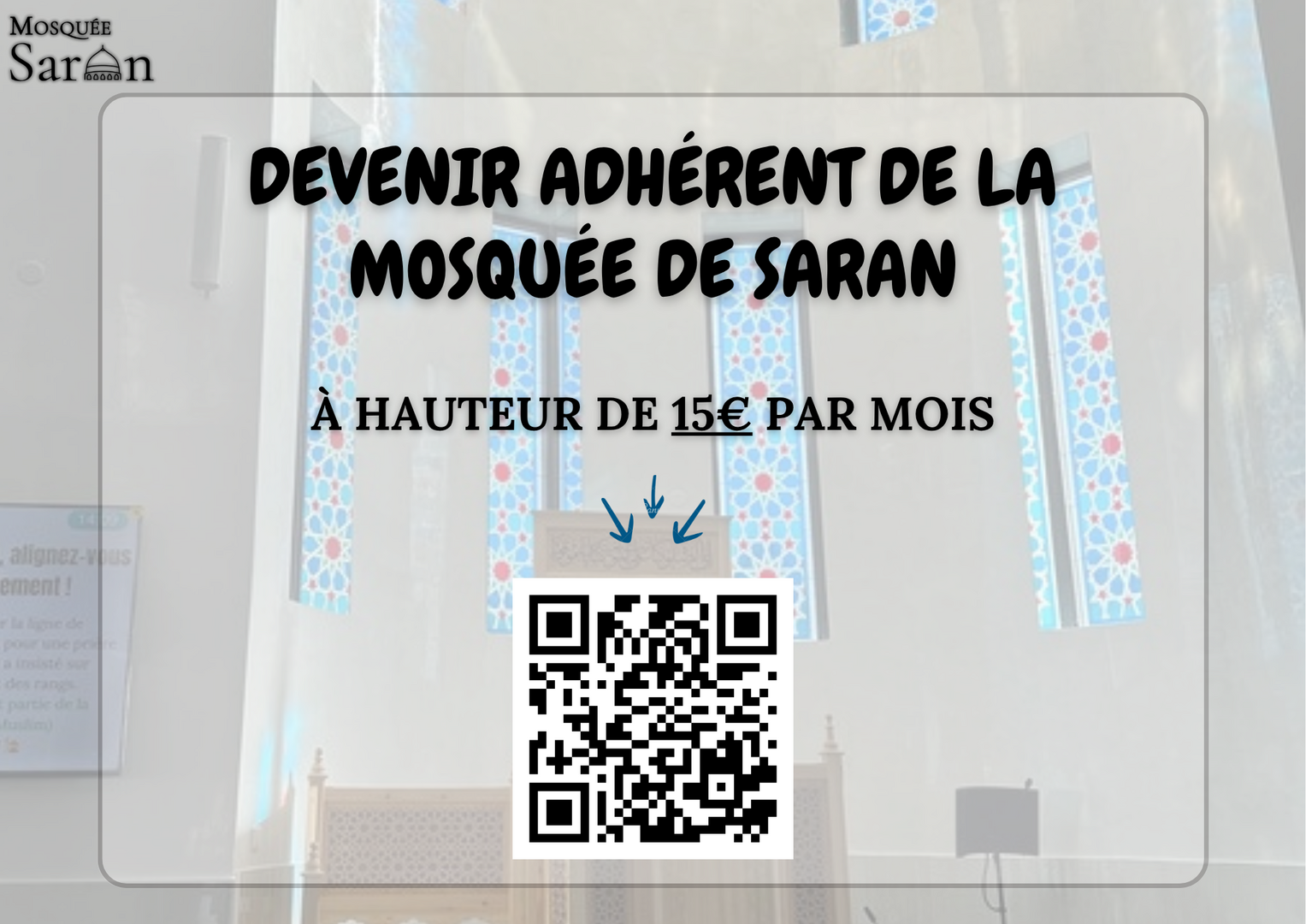 Devenir Adhérent de la Mosquée