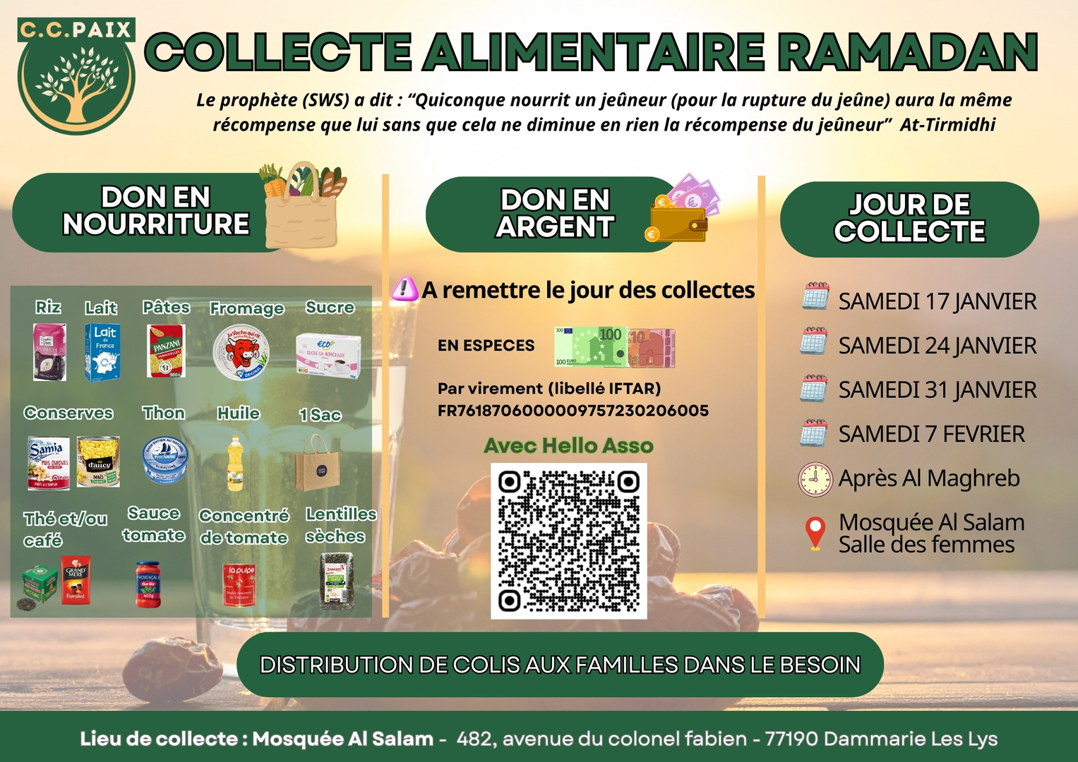 Collecte denrées alimentaires