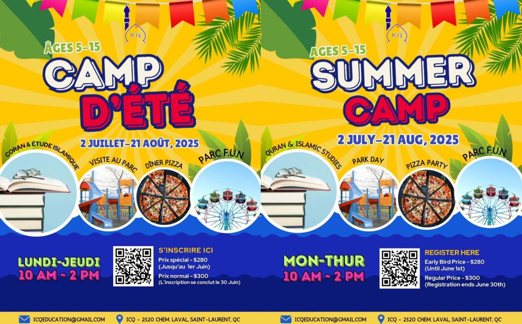 Summer camp - Kids 5 to 15