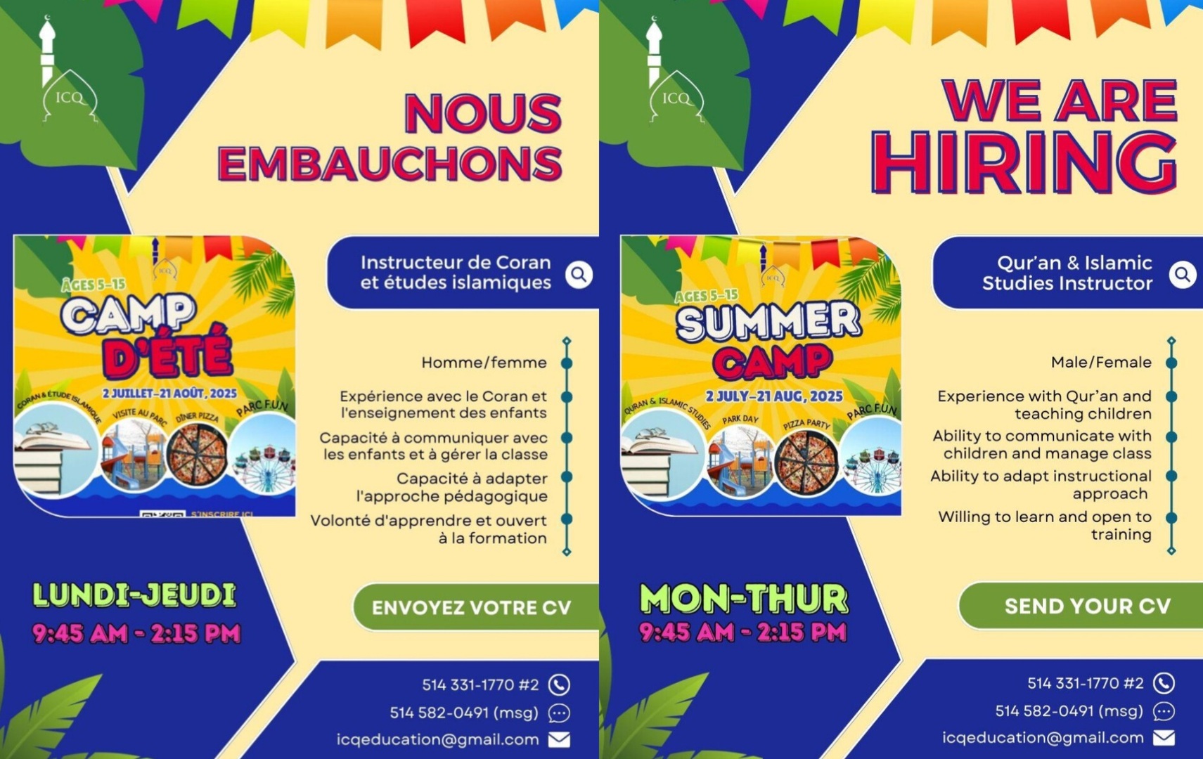 Nous embauchons / Hiring