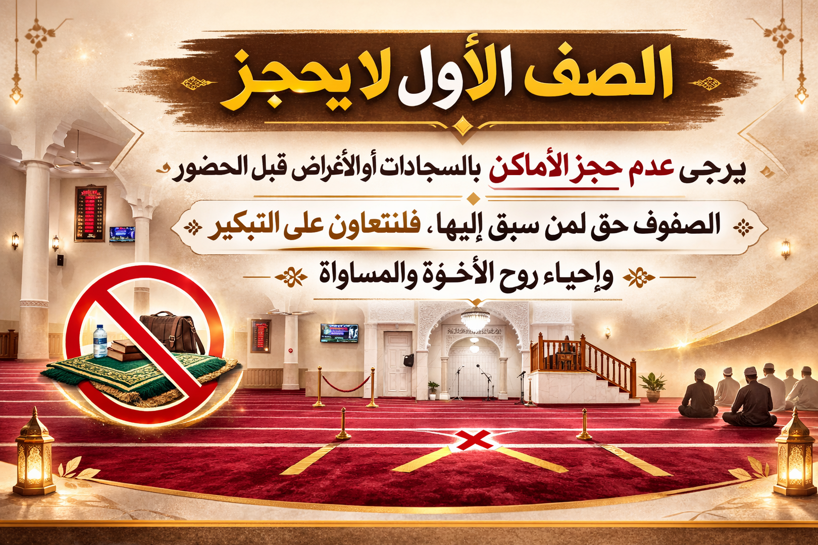 آداب المسجد