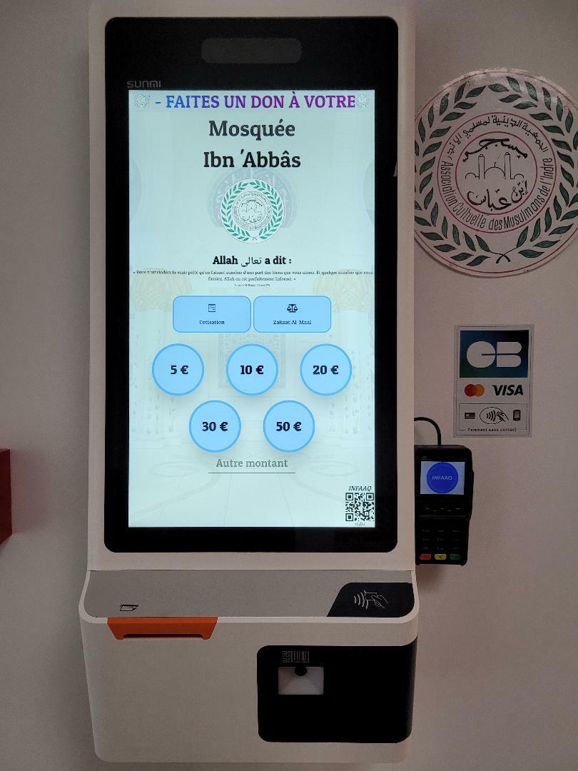 Borne tactile INFAAQ