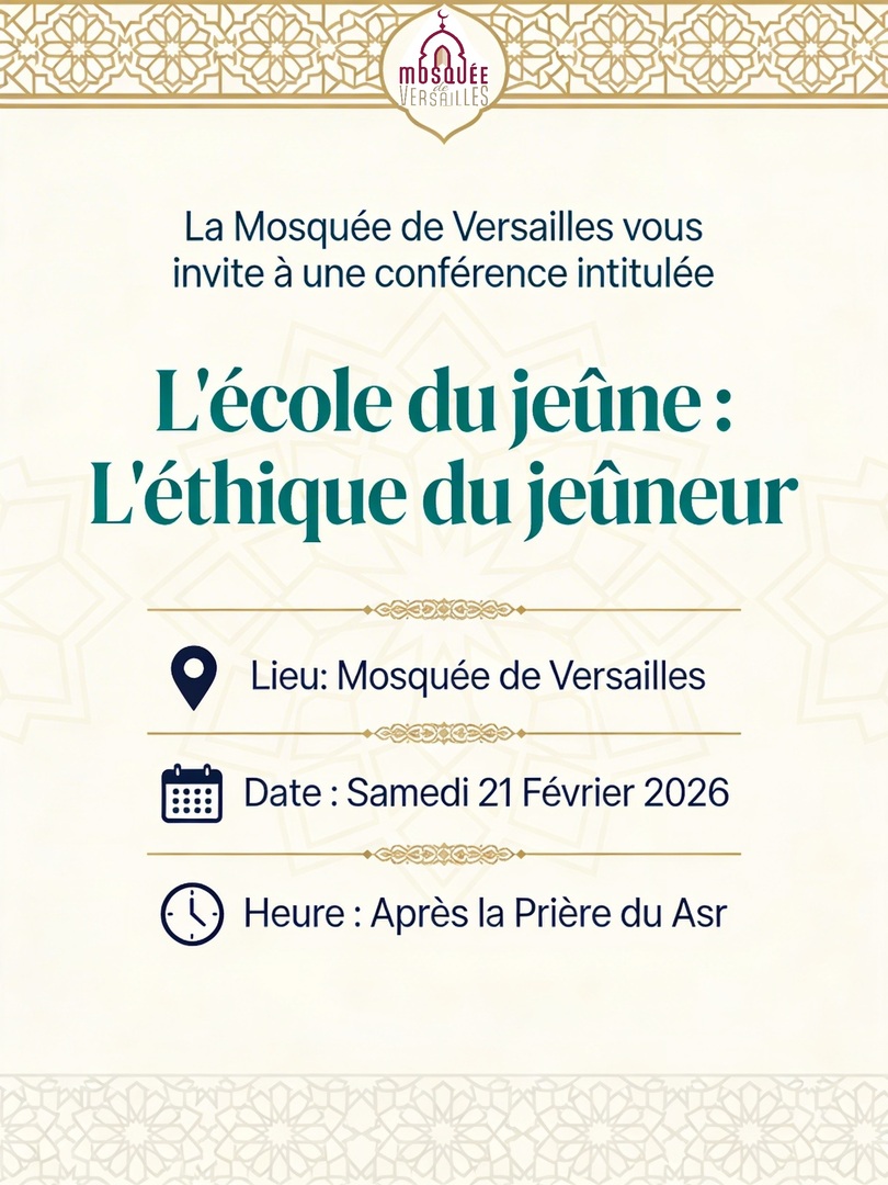 Conférence L'école du Jeûne