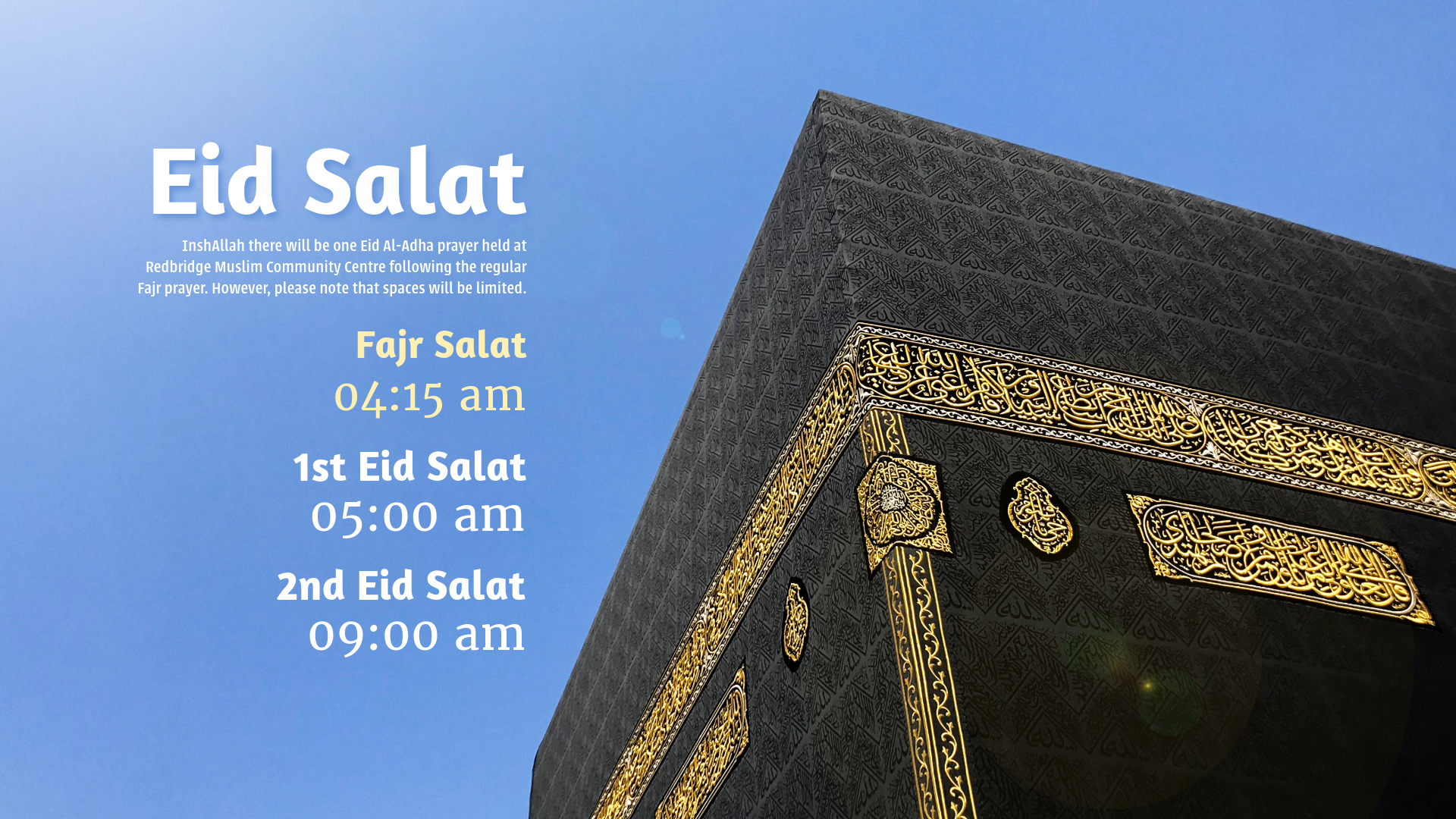 Eid Al-Adha Salat