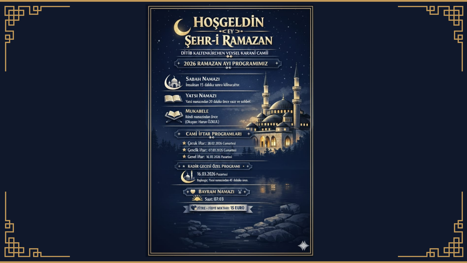 2026 Ramazan Ayi Programmiz