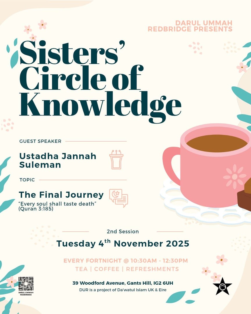 Sisters’ Circle on 4/11/25 @10.30am
