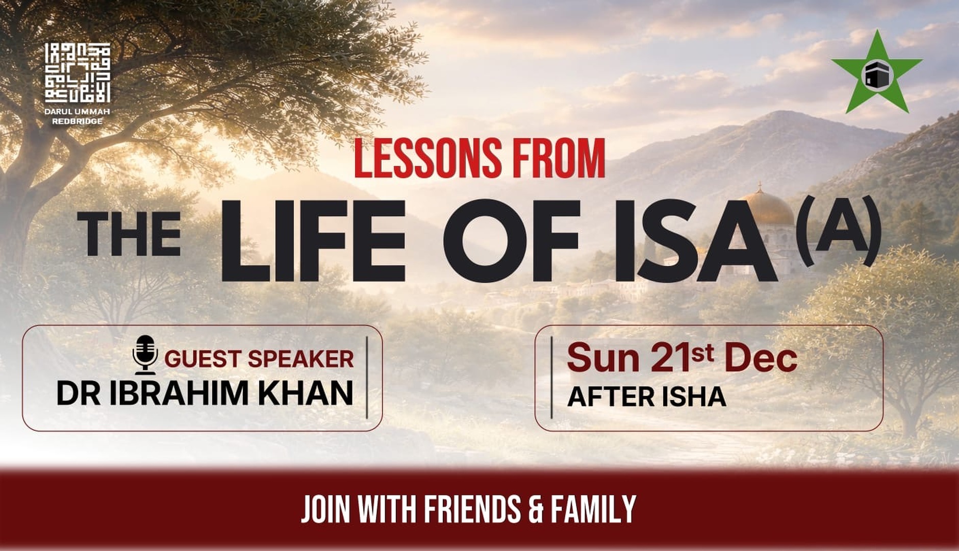 Lessons from the life of Isa (A)