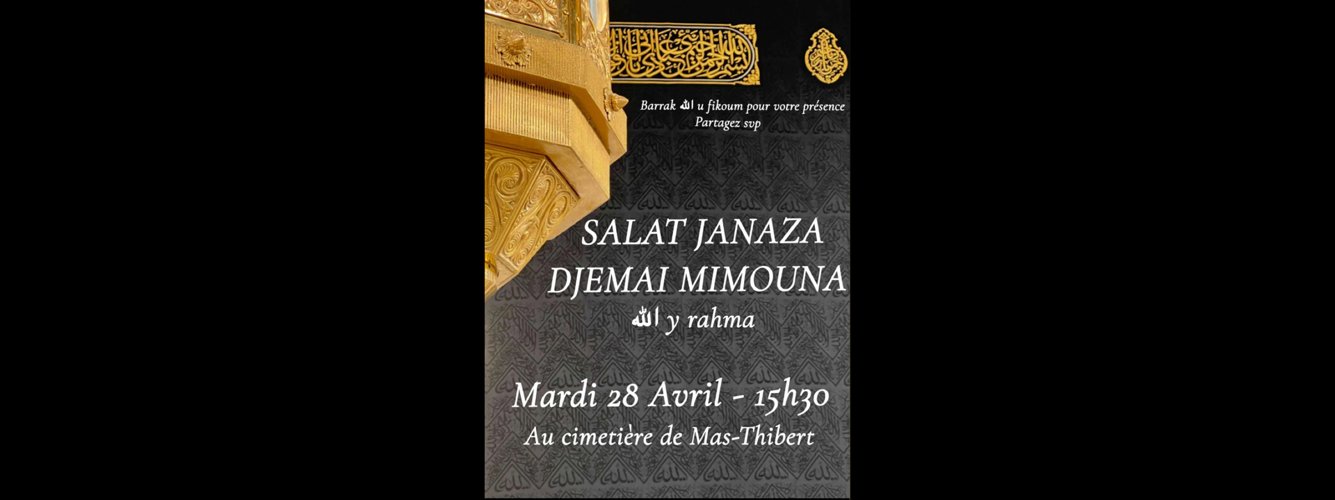 Salat janaza Mimouna Djemai