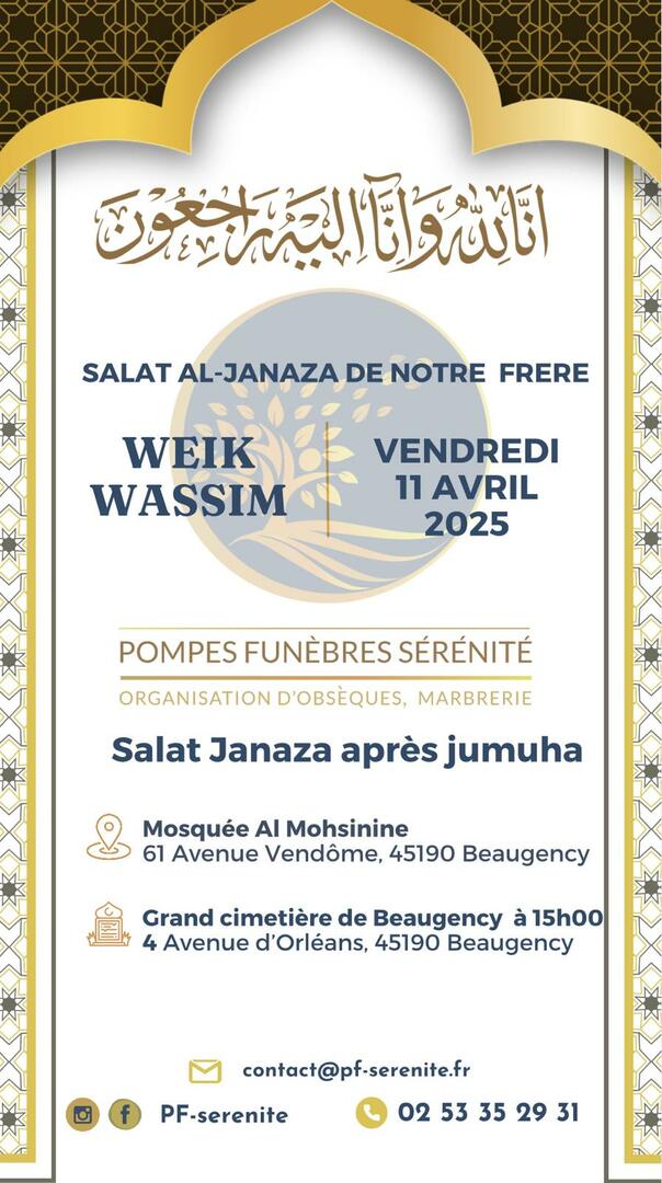 SALAT JANAZA WEIK Wassim
