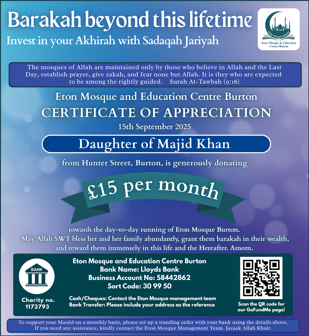 Masjid Donations