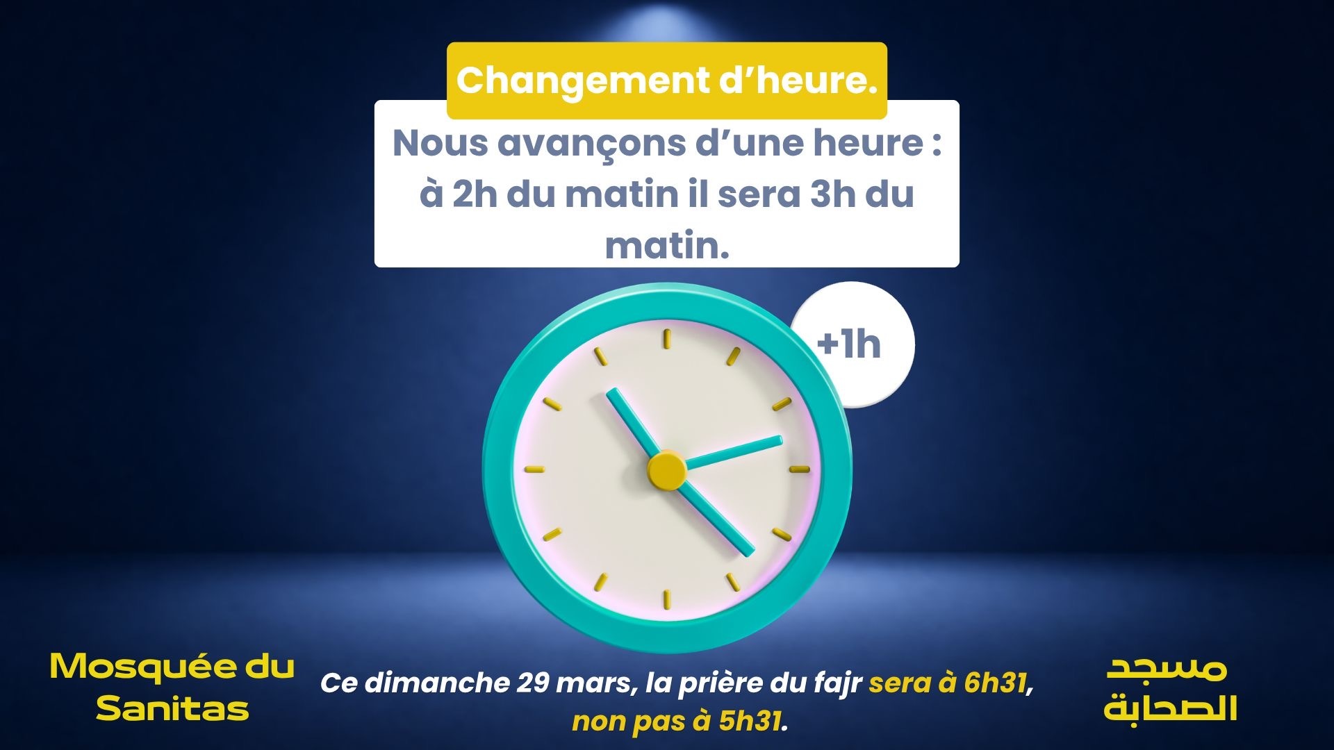 Changement d’heure d’été