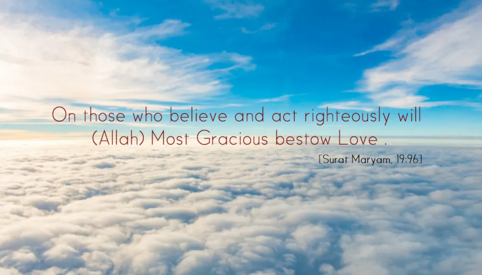 Selected Verse from the Quran