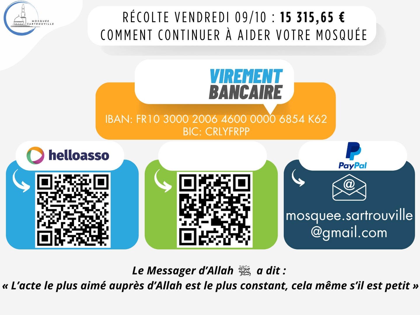 Collecte vendredi