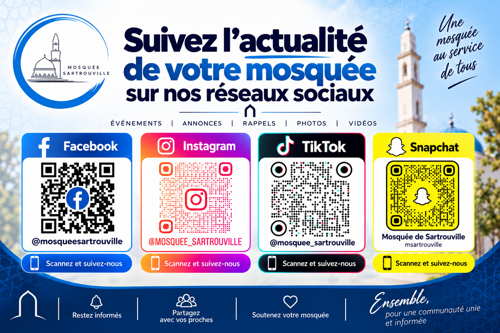 Suivez-nous sur nos réseaux sociaux