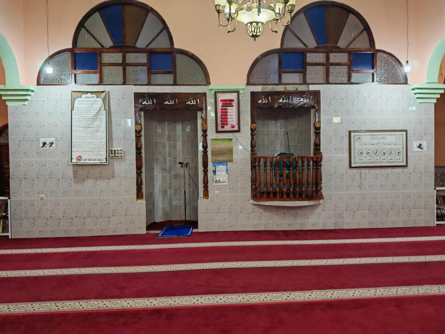 مسجد الحسين بن علي منار زارزة