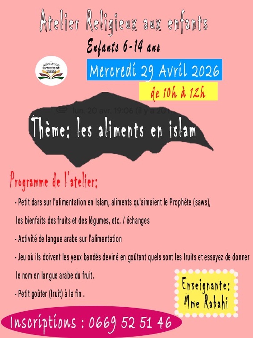 Atelier religieux aux enfants