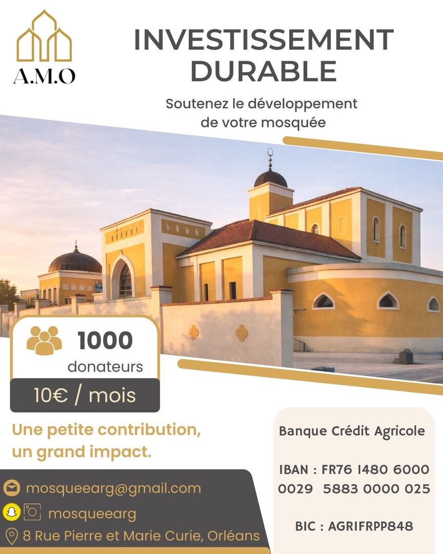 1000 donateurs à 10€ /mois