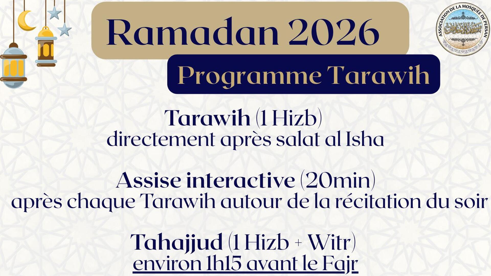 Programme Soirée Ramadan