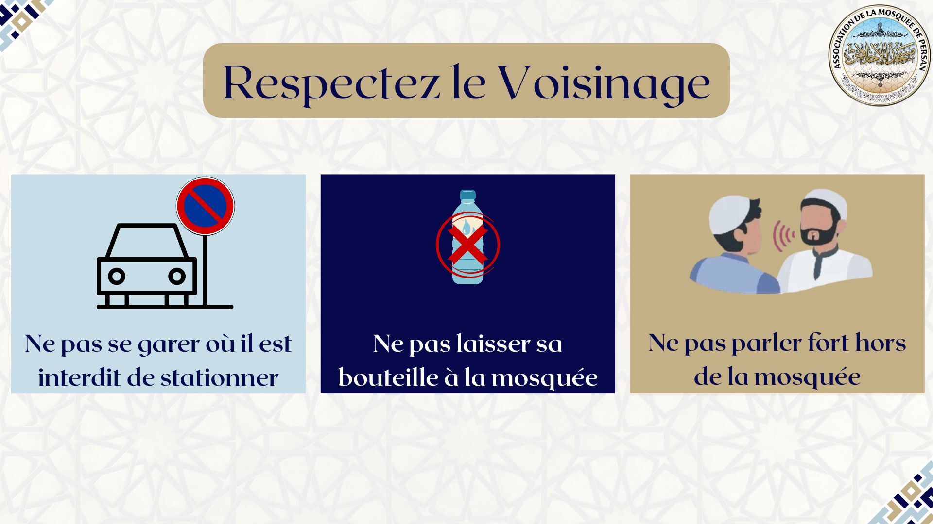 Respect du voisinnage