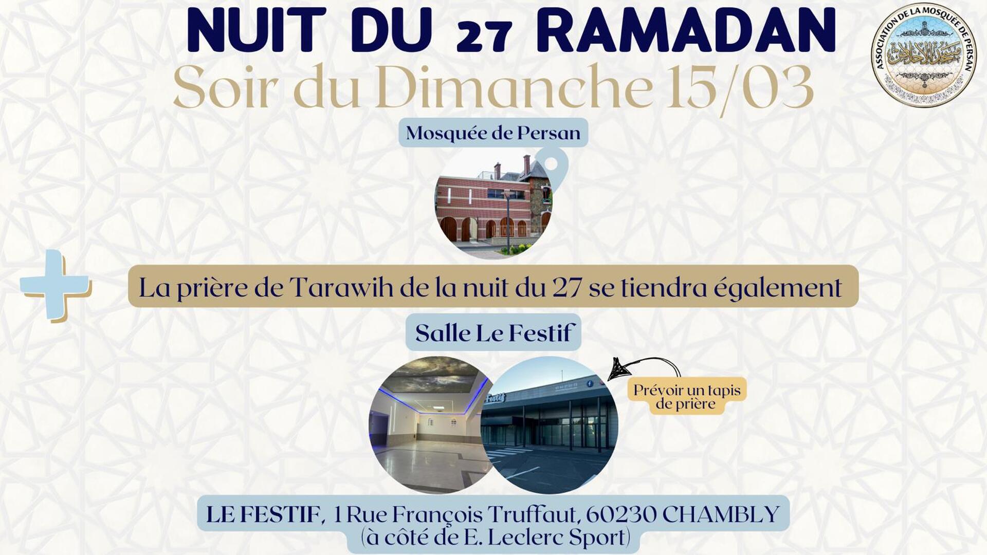 INFO IMPORTANTE : 27eme Nuit ⚠️