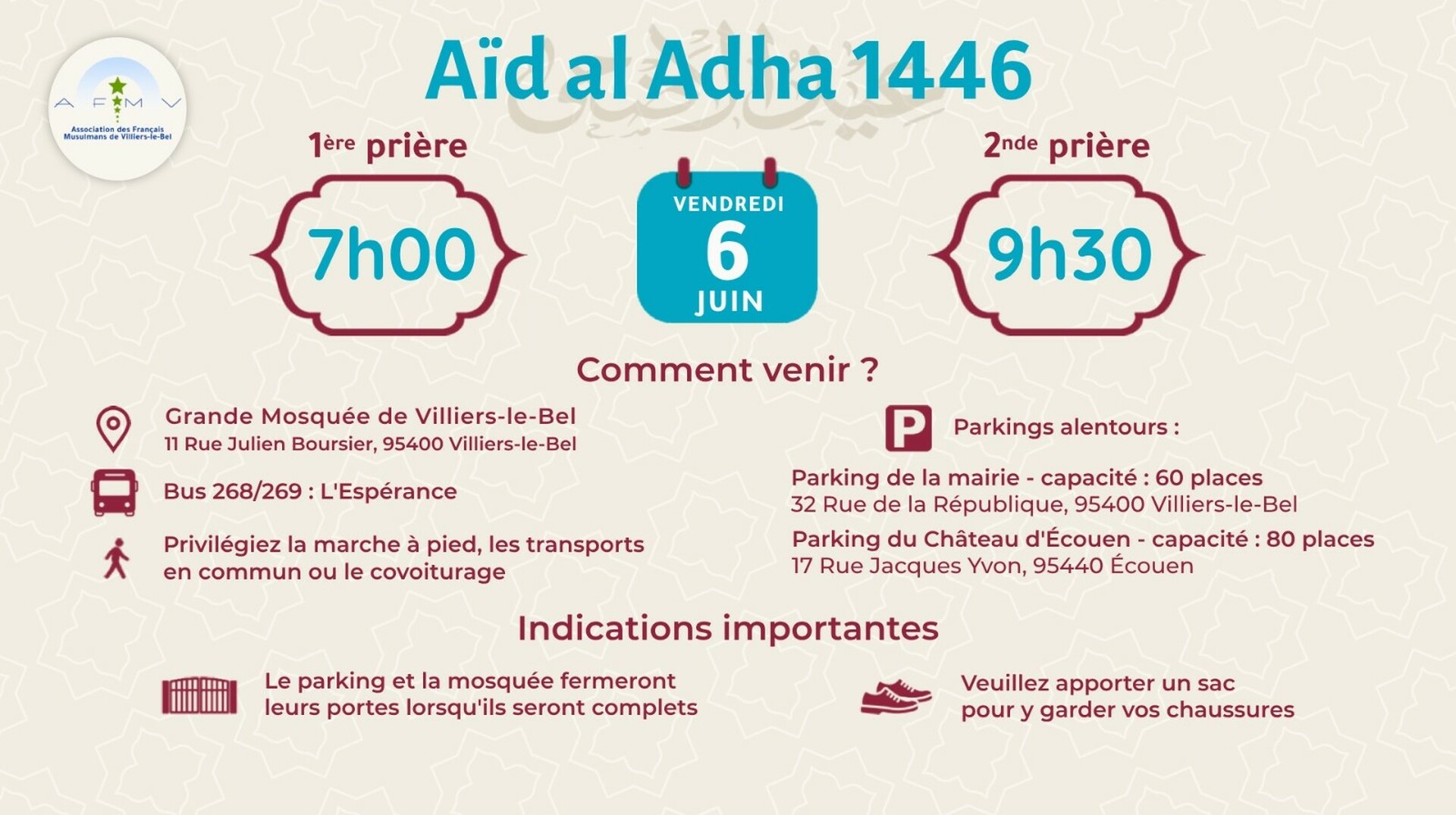 Salât el Aïd 2025
