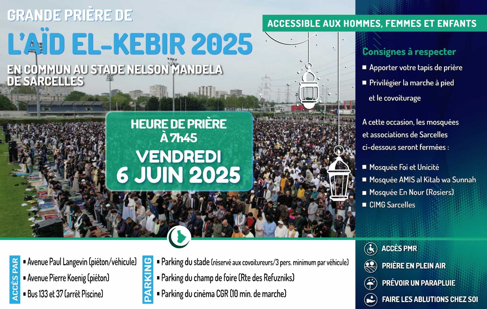 Eid Stade Nelson Mandela le 6 juin