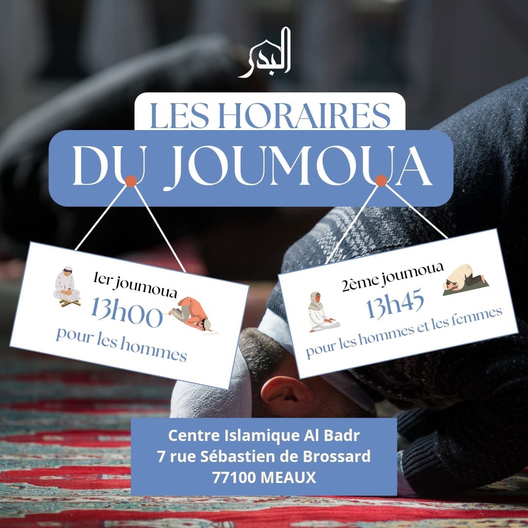 Nouveaux horaires joumou'a
