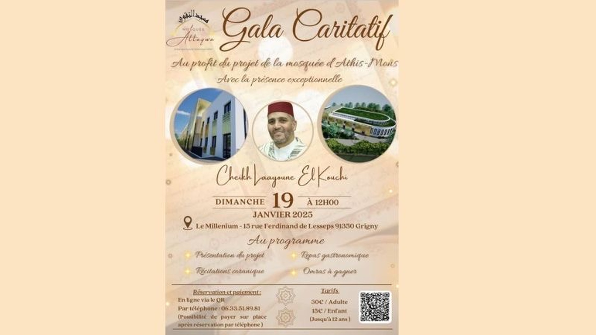 Gala pour le projet de la mosquée