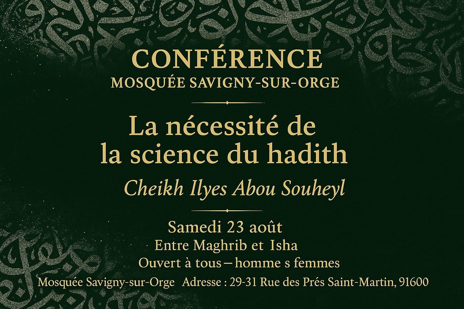 Conférence