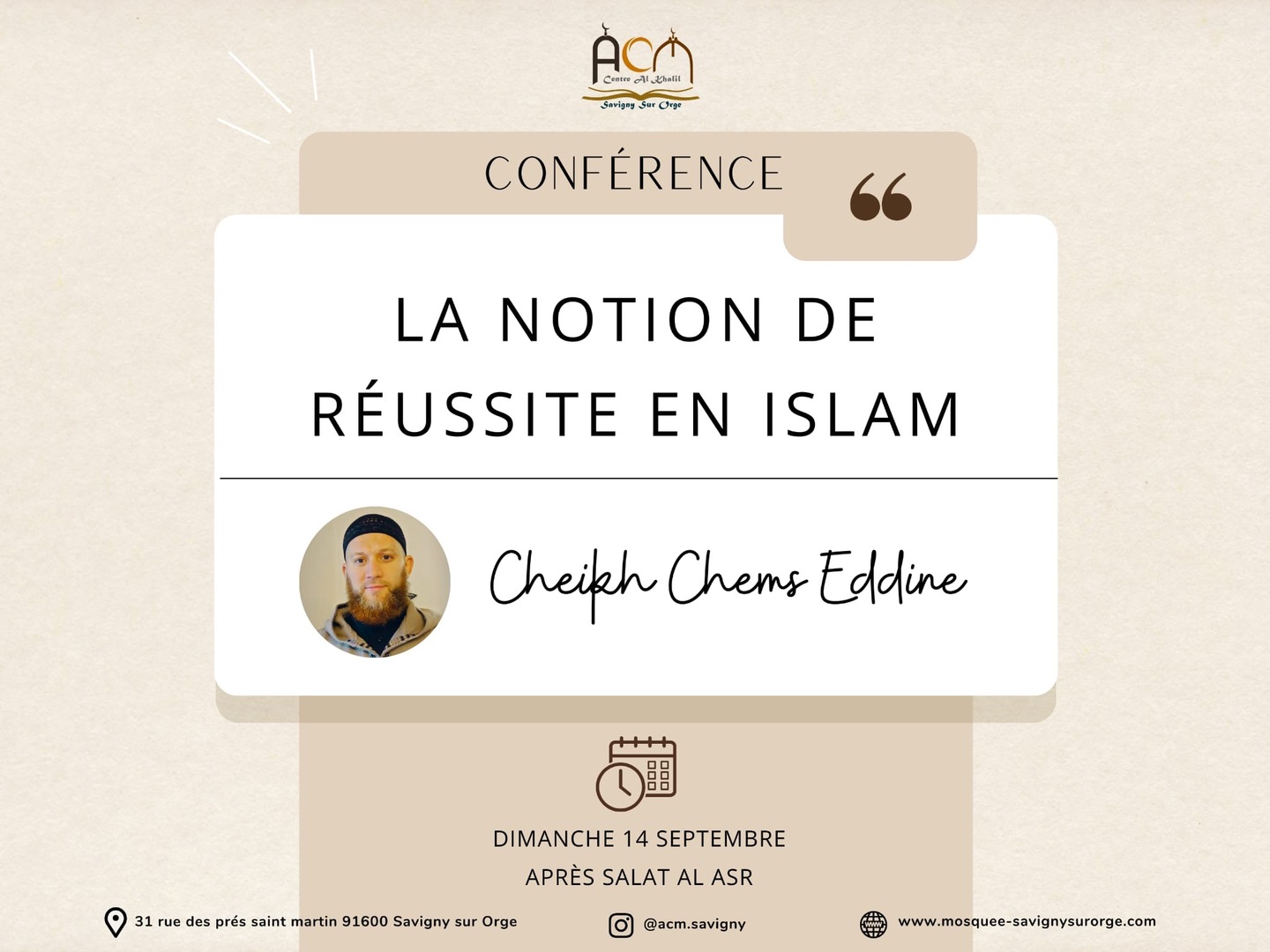 Conférence mensuelle