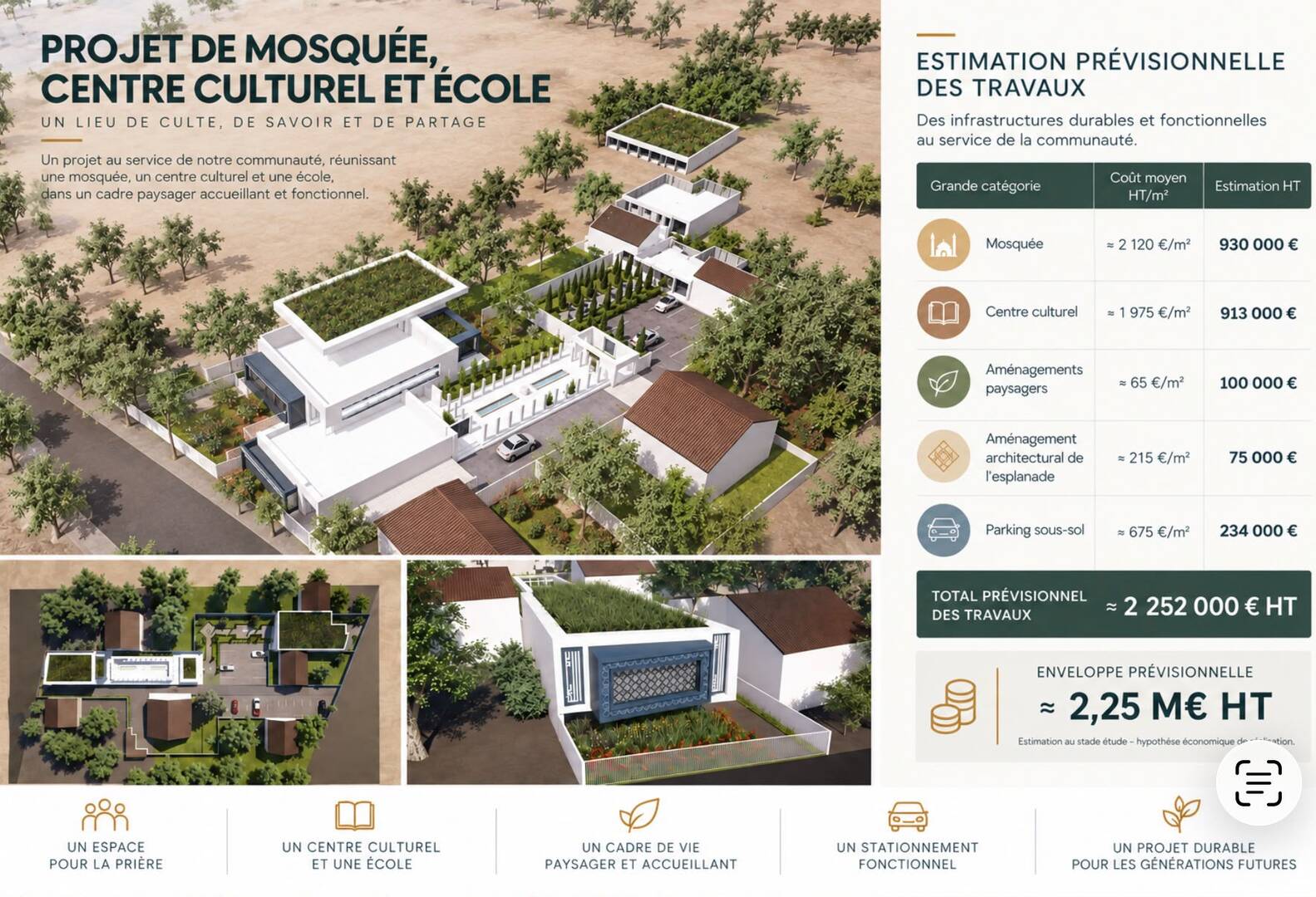 Projet de mosquée