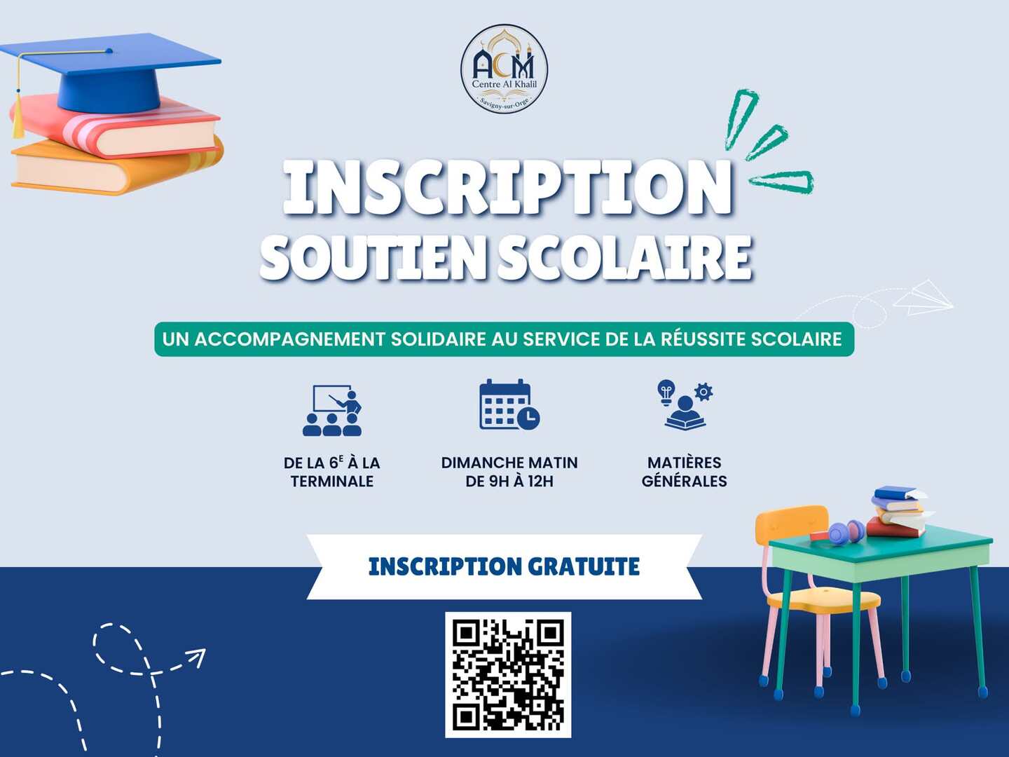 Inscription soutien scolaire