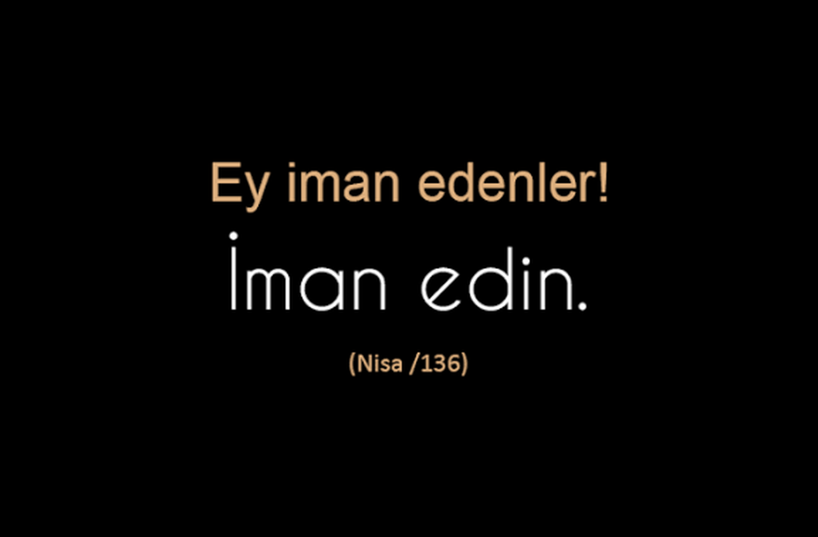 Bir Ayet