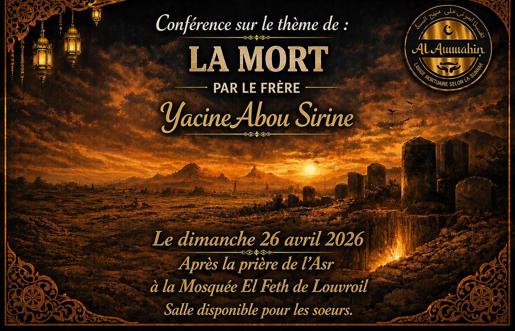 CONFERENCE DIMANCHE 26/04