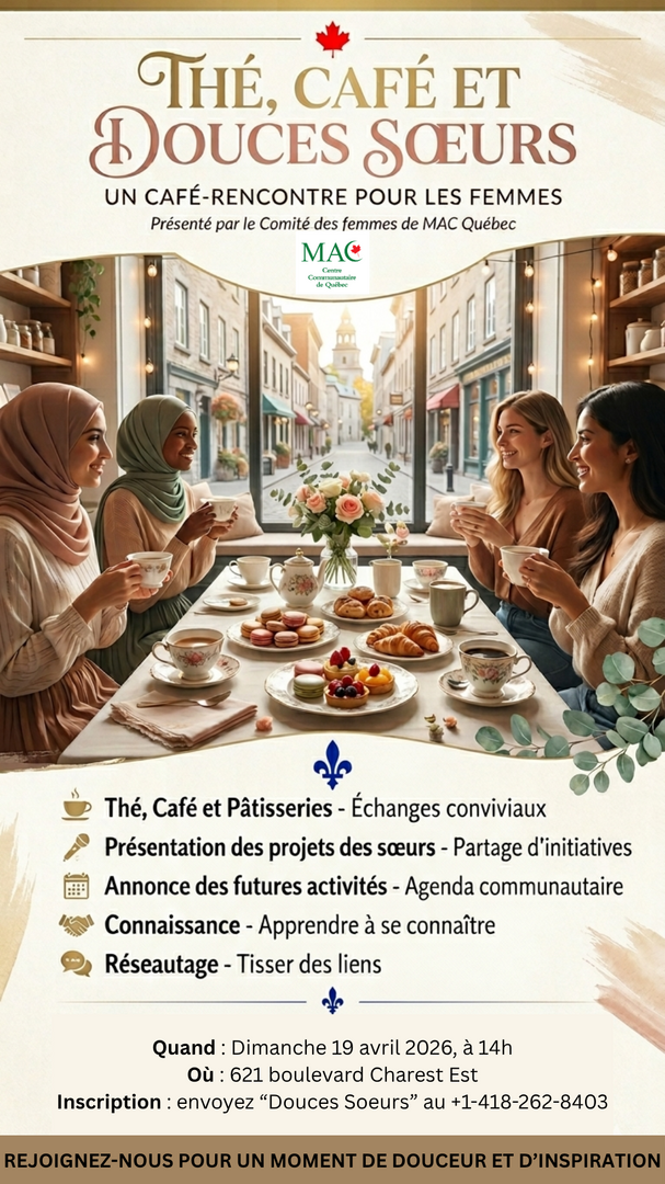 FEMMES seulement, dimanche 19 avril, 14h