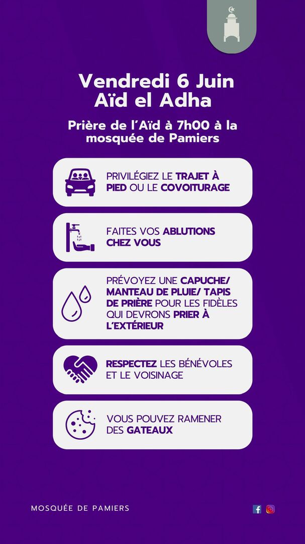l'Aïd adha 7h heure