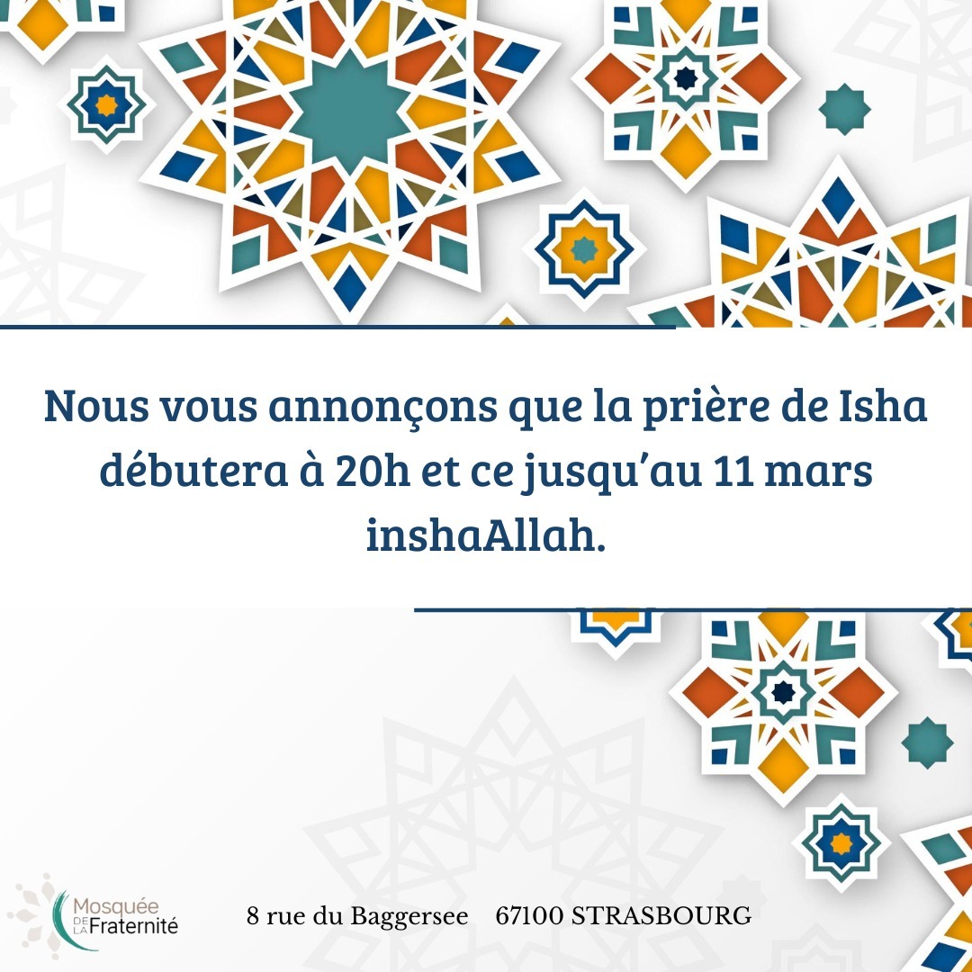 Heure Salat Ishaa